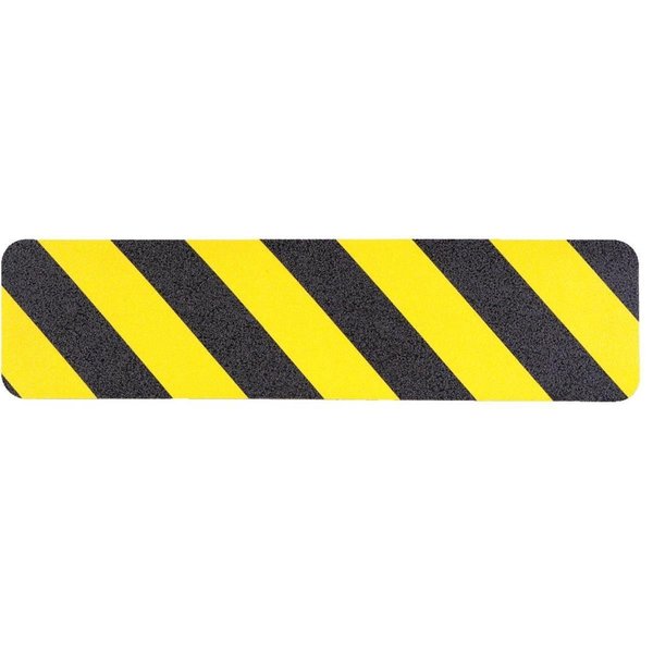 Jessup Caution Anti-Skid Pre-Cut Black/Yellow Strip 3360-6x24-10